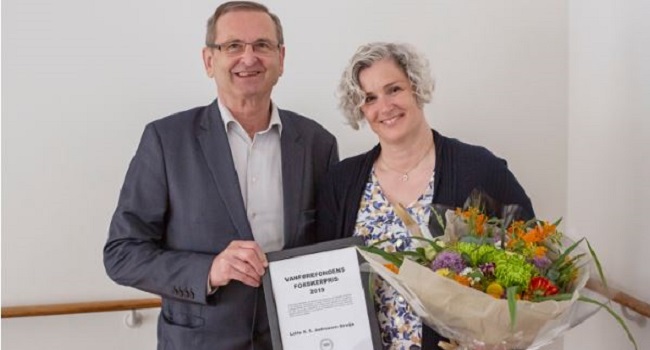 Lotte N.S. Andreasen Struijk Receives Researcher Award from Vanførefonden
